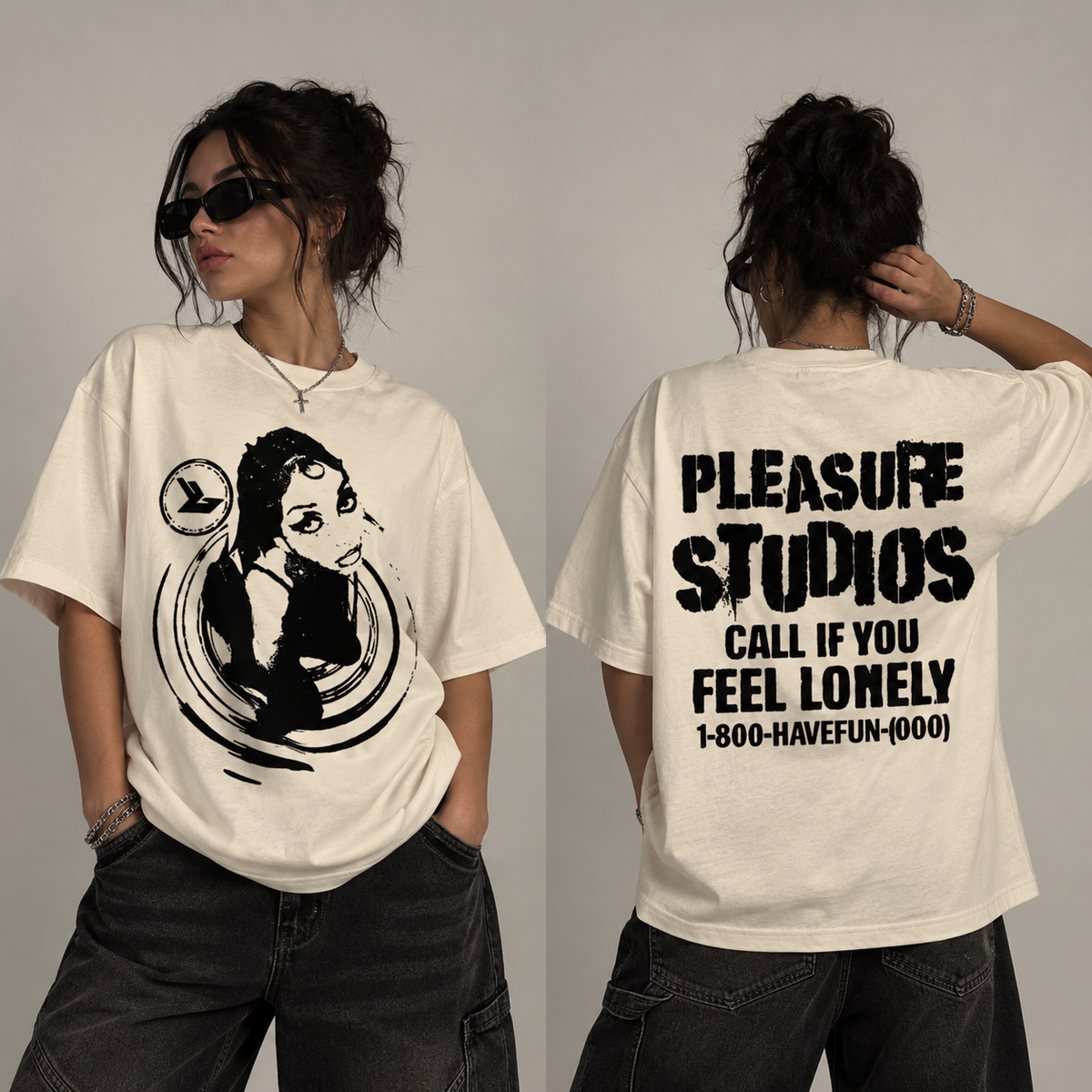 Y2K Retro Graphic Print T-Shirt