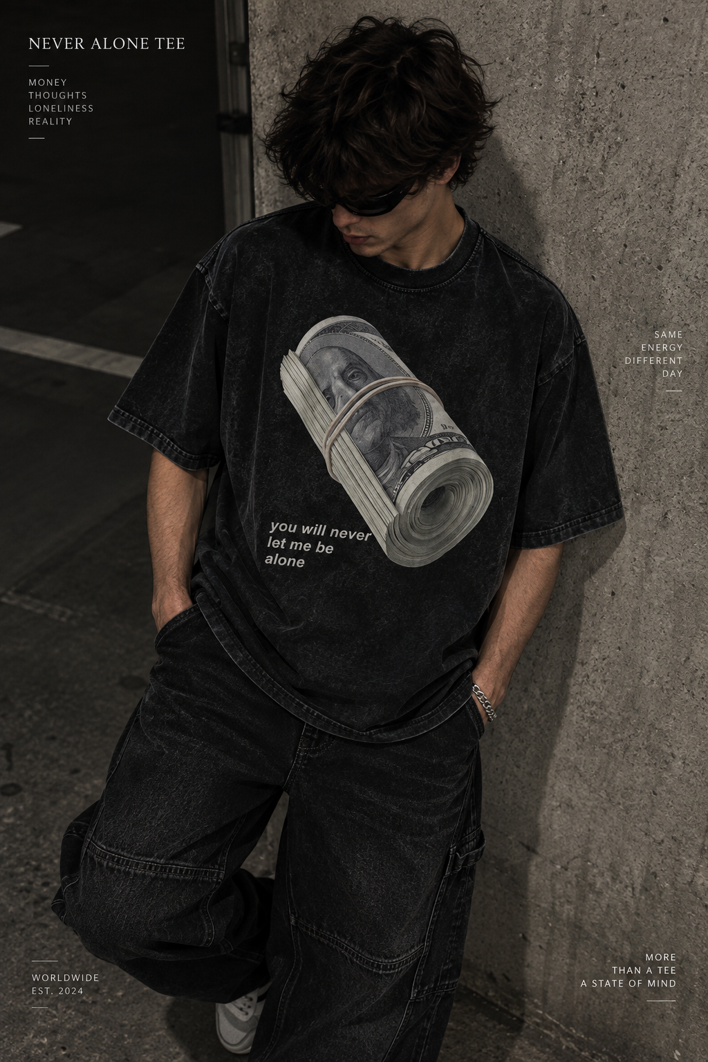 Vintage Streetwear Graffiti T-Shirt for Men